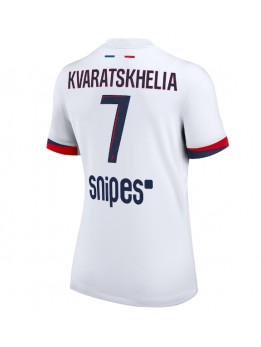 Paris Saint-Germain Khvicha Kvaratskhelia #7 Zenski Gostujuci Dres 2025-26 Kratak Rukavima